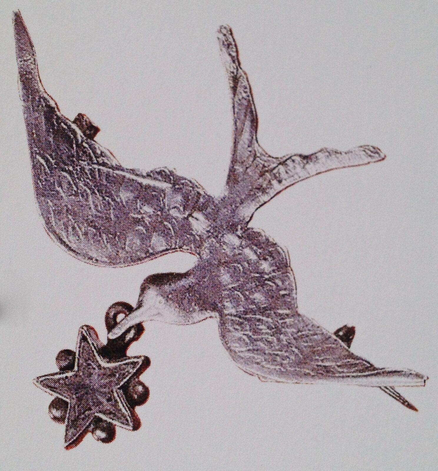 Broche en Argent et Pentacrine vers 1920