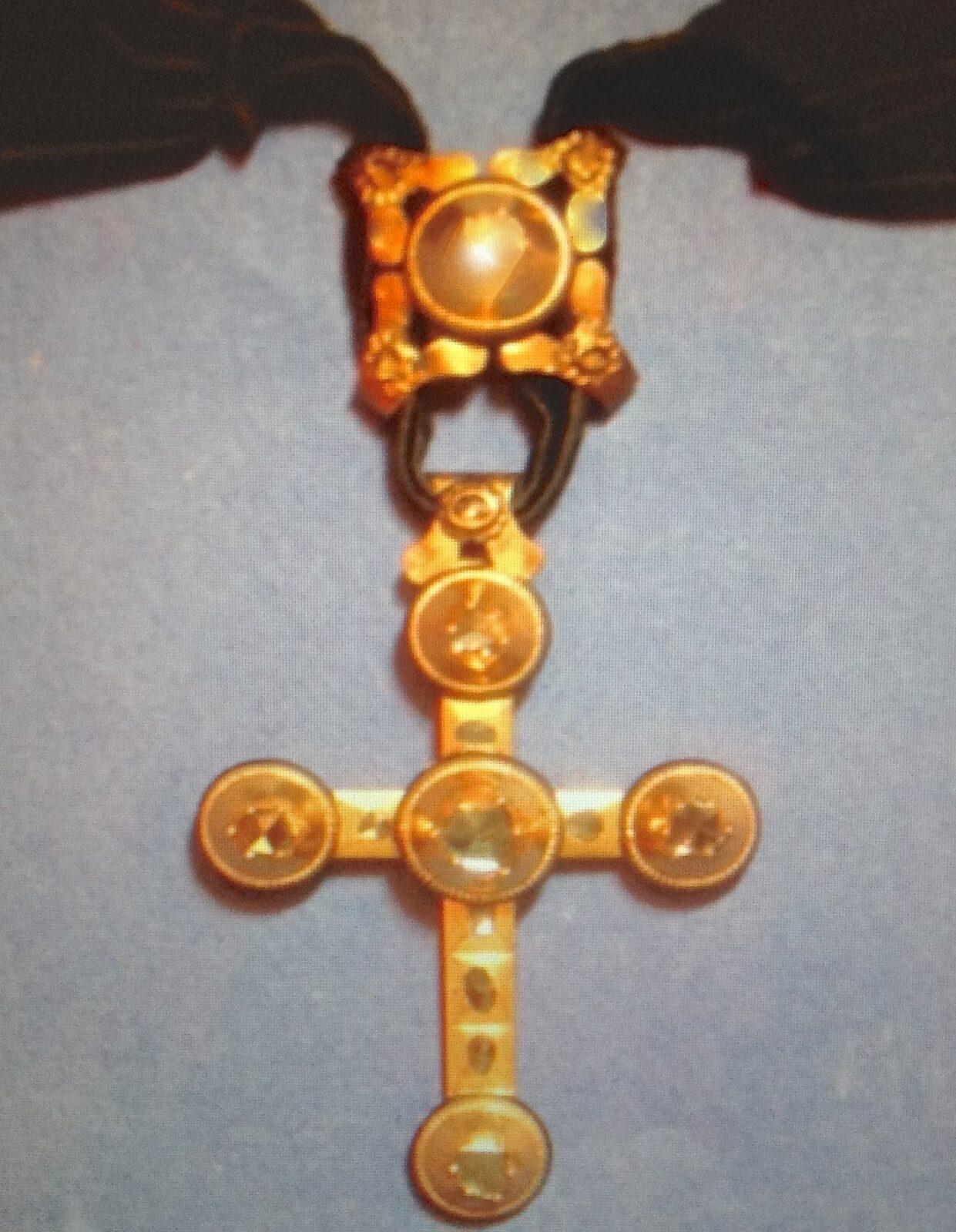 Croix "Capucine", Or et Diamants