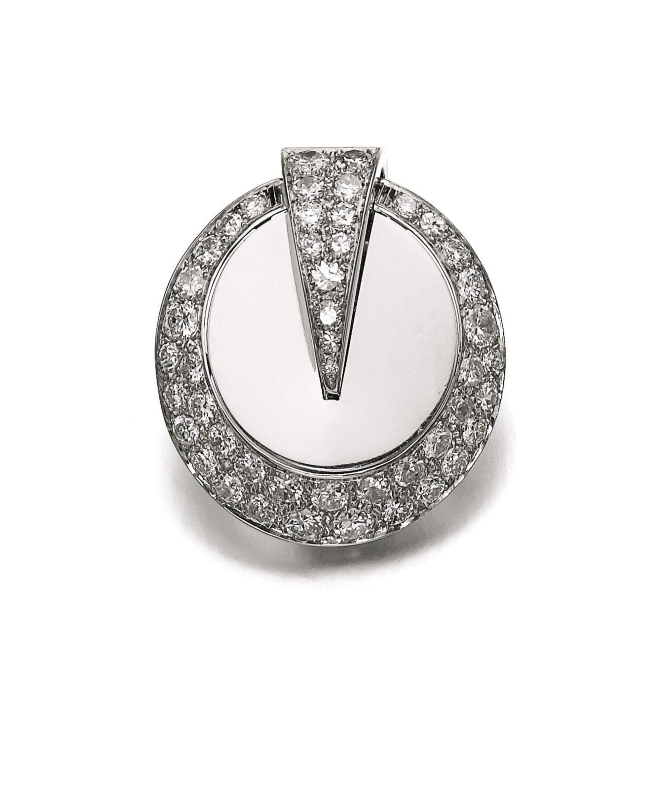 Clip RENÉ BOIVIN en diamants 1930 © Sotheby's