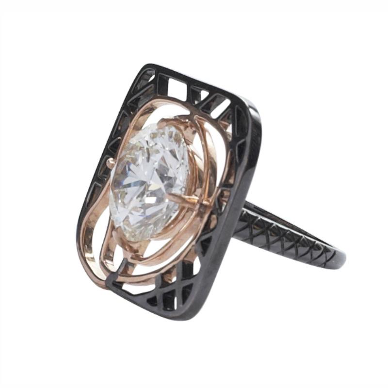 GORALSKA Bague"Labyrinthe"Or, Diamant Crédit MCM