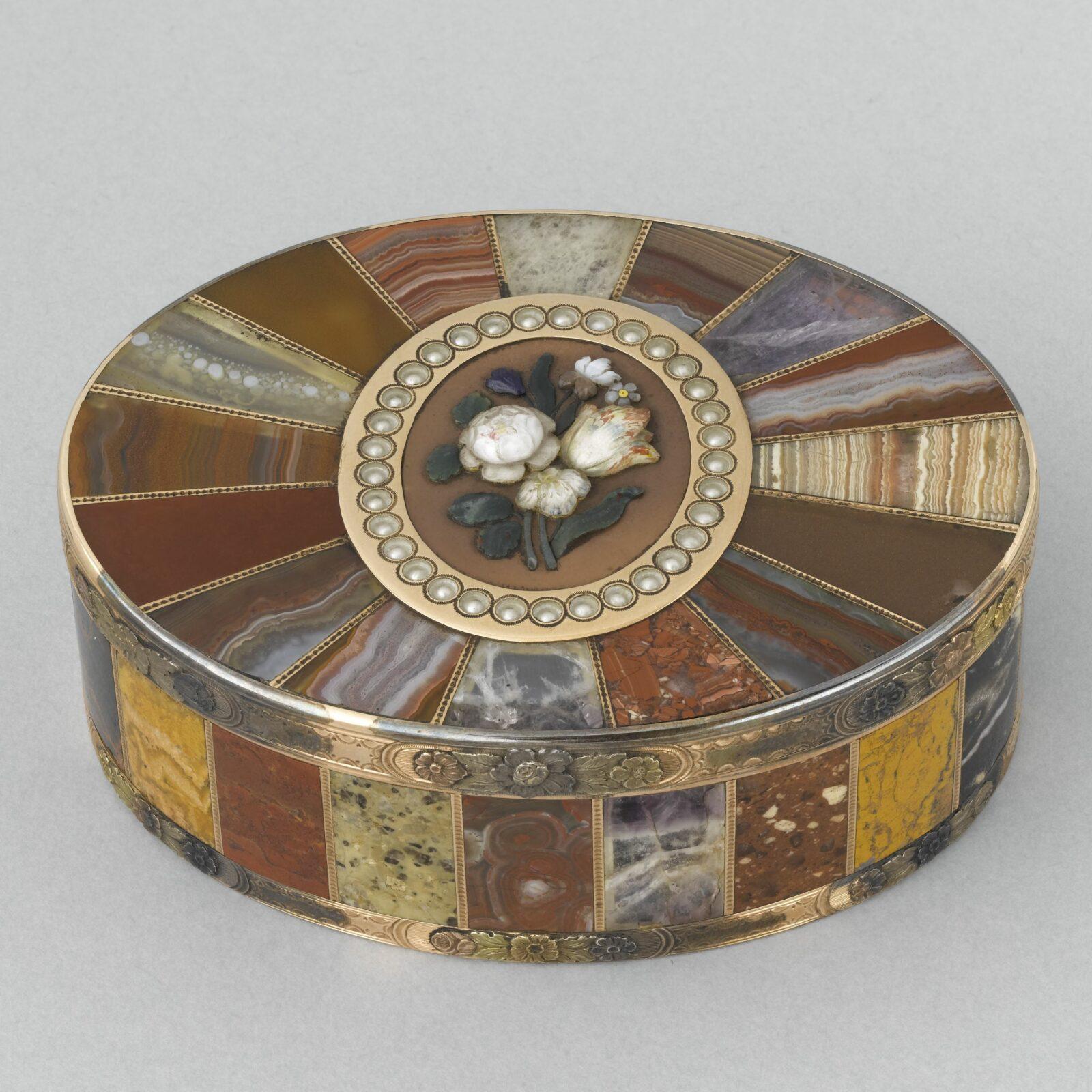 Tabatière Pierres Dures J C Neuber