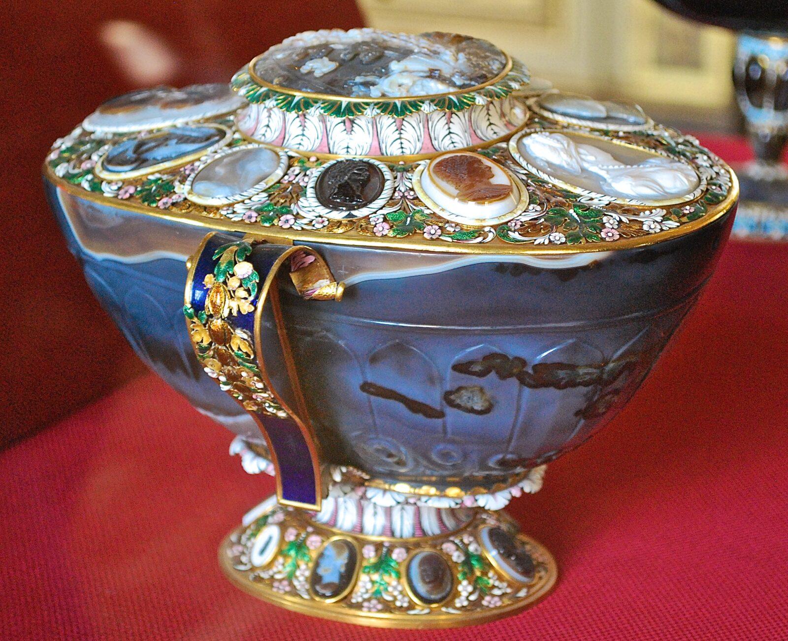 Sardoine, Camées, Or Émaillé