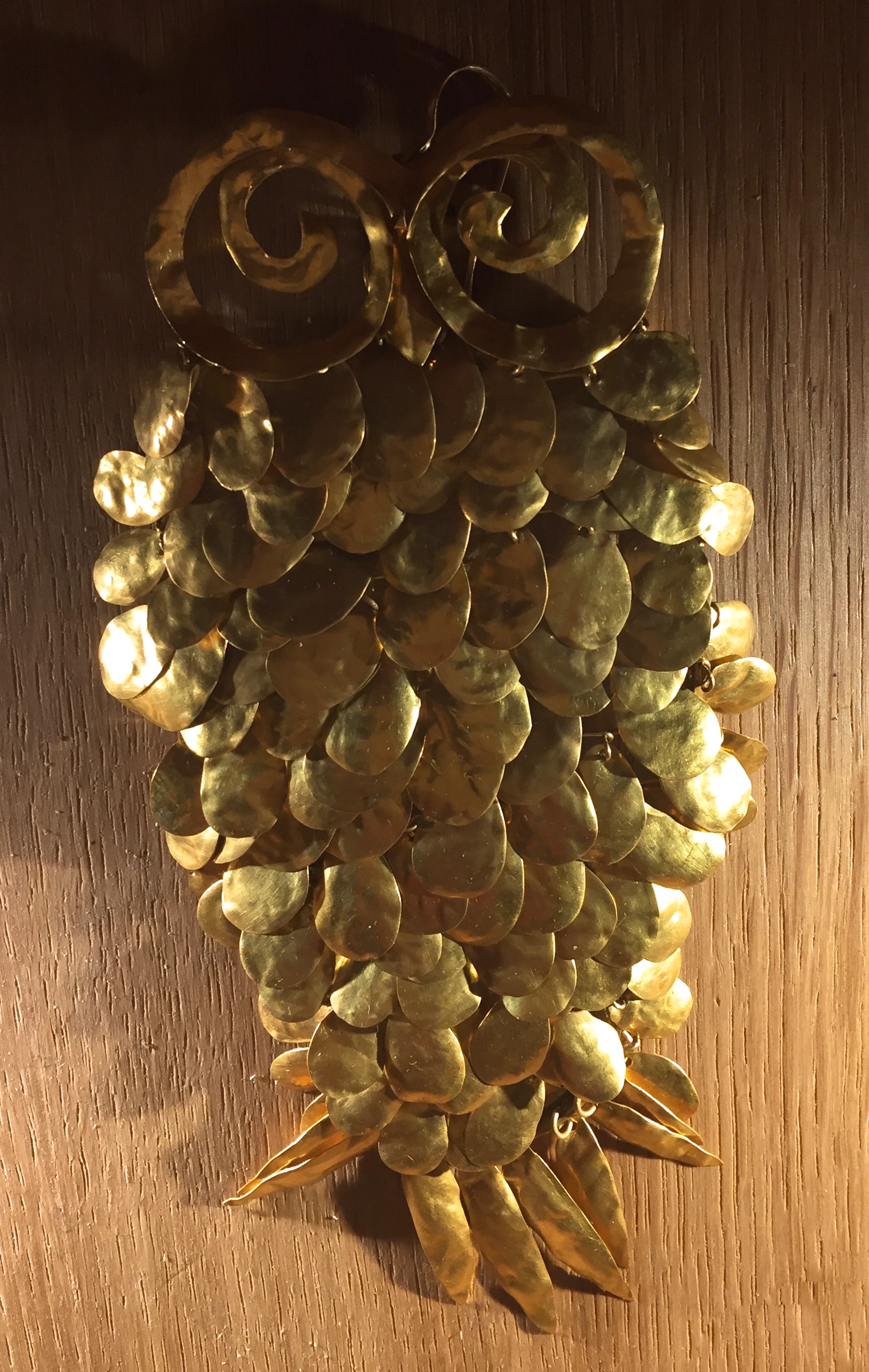 "Tecolotl" Broche Or de Harumi Klossowska de Rola