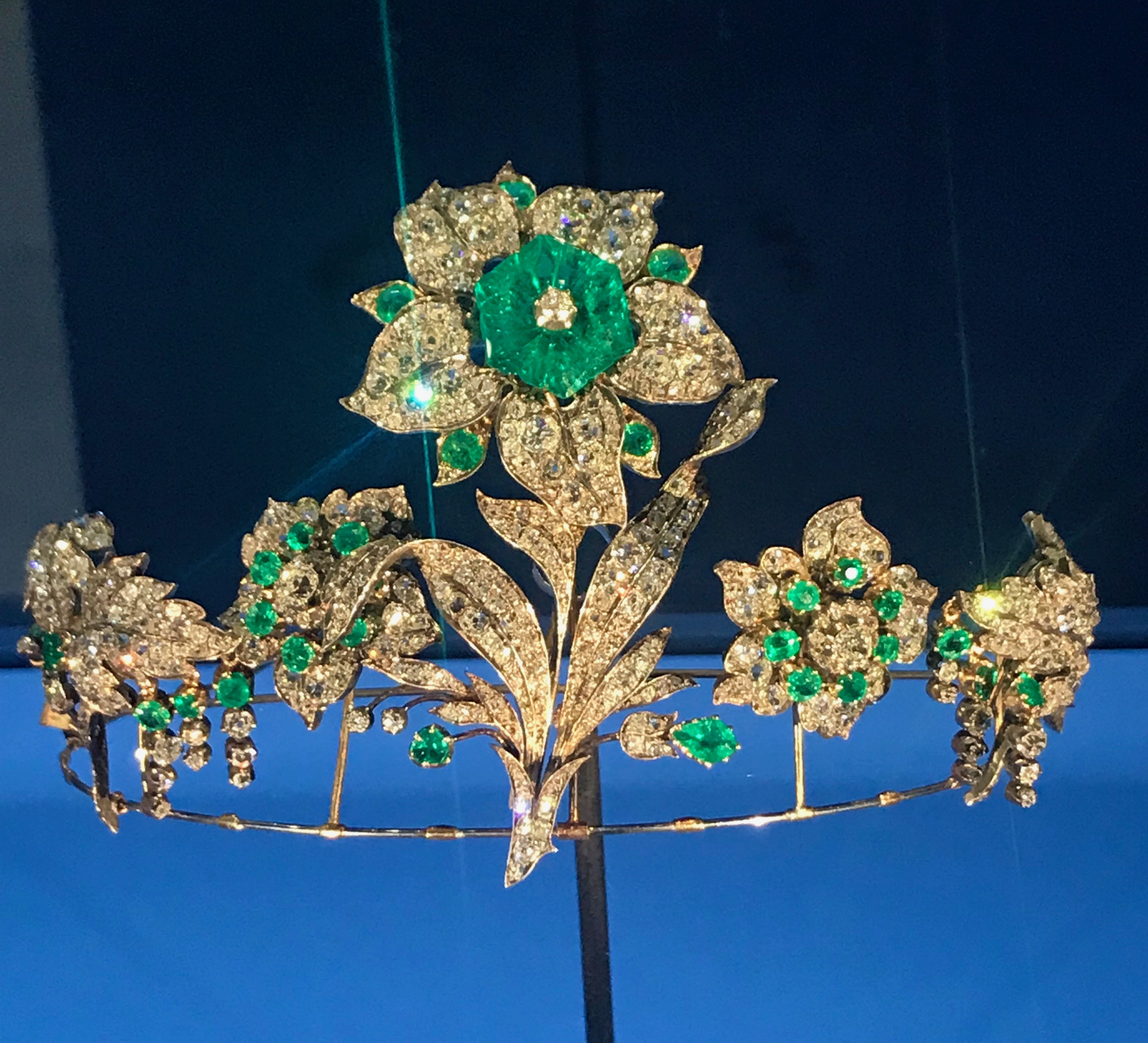 Diadème Leuchtenberg Jean-Baptiste Fossin Vers 1830 Collection Chaumet © Esprit Joaillerie