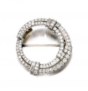 Broche VAN CLEEF ET ARPEL, Diamants, 1930 © Sotheby's