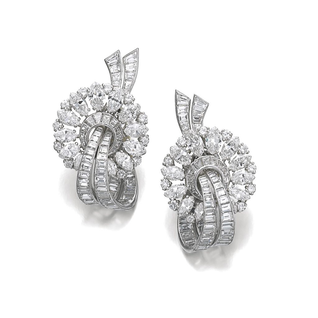 Clips d'oreilles diamant Boucheron