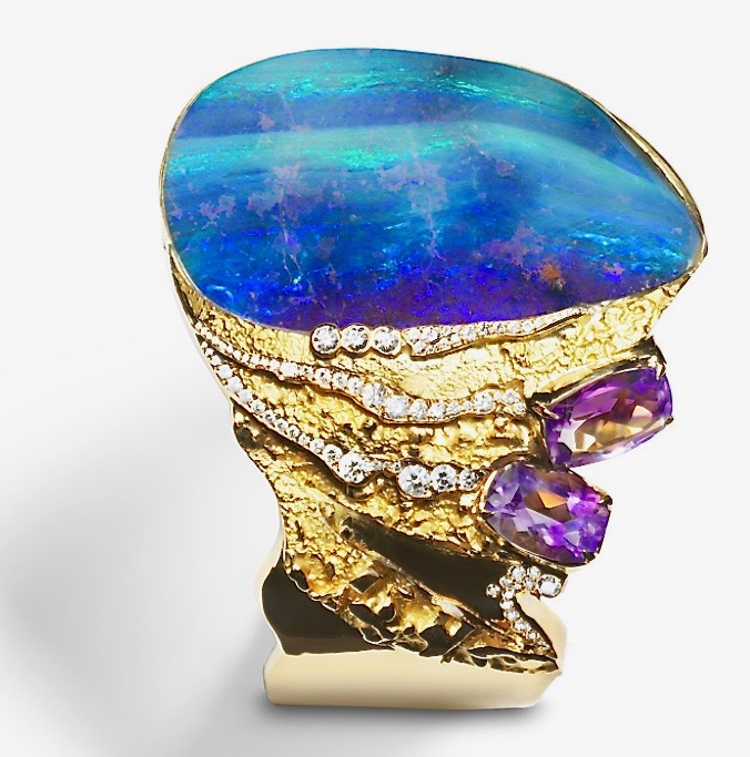 Poésie Minérale Bracelet "Lagon"© Thierry Vendome