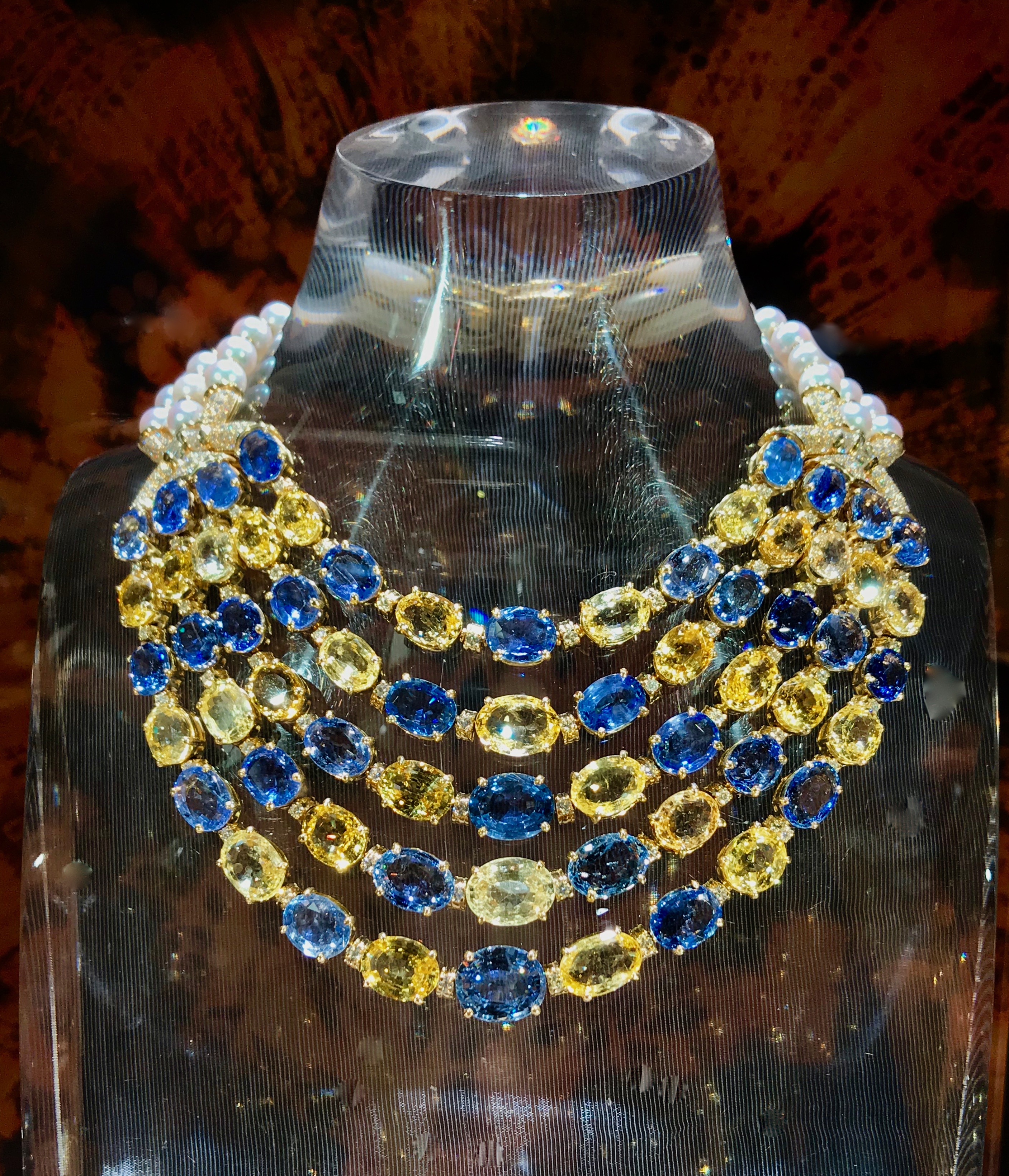 Collier Bulgari saphirs