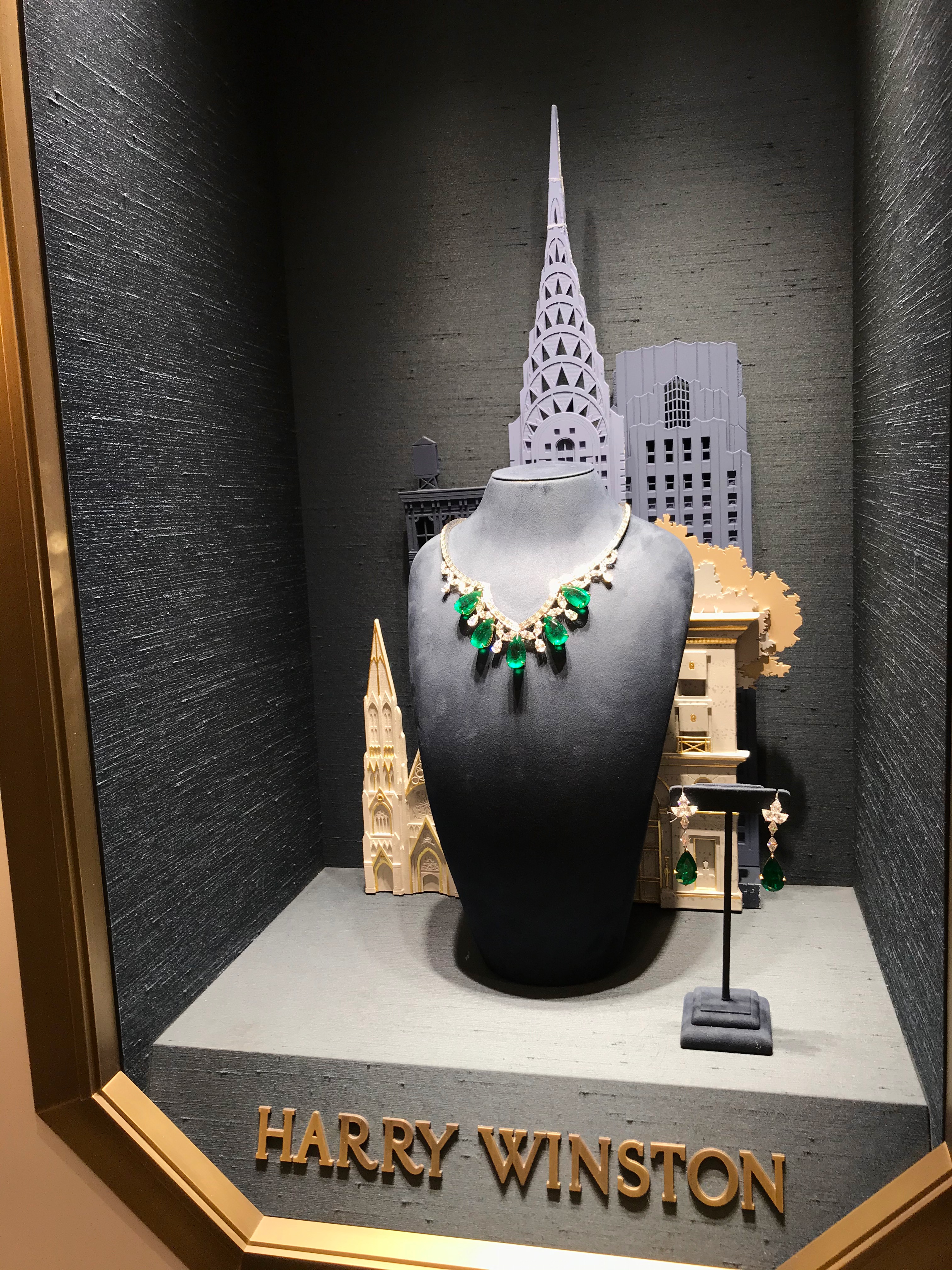 collier émeraudes et diamants Harry Winston