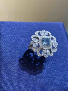 Bague Diamant Bleue De Beers