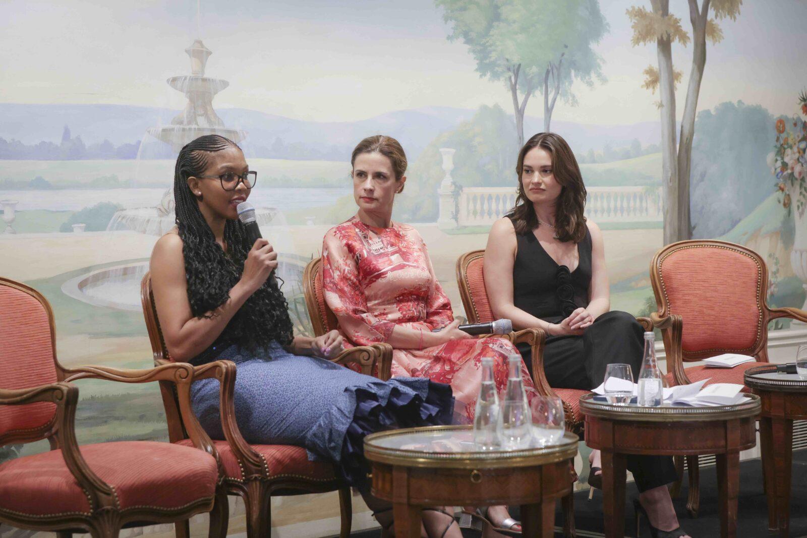 Débat Diamant Transformation NDC Kesego Kereemang, LiviaFirth, LilyJames © Jack Tribeca