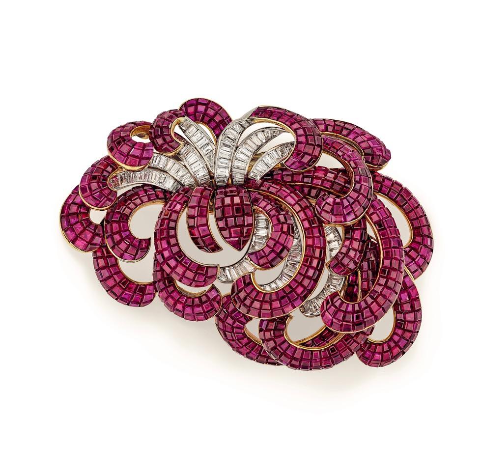 Mystery Set Chrysanthemum clip 1937 ©Van Cleef & Arpels