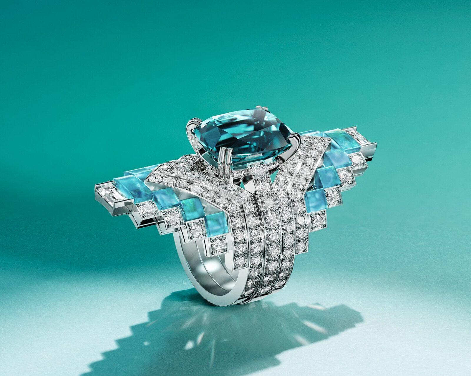 Bague Exalting Joy Tourmaline, Opales, Diamants © FRED