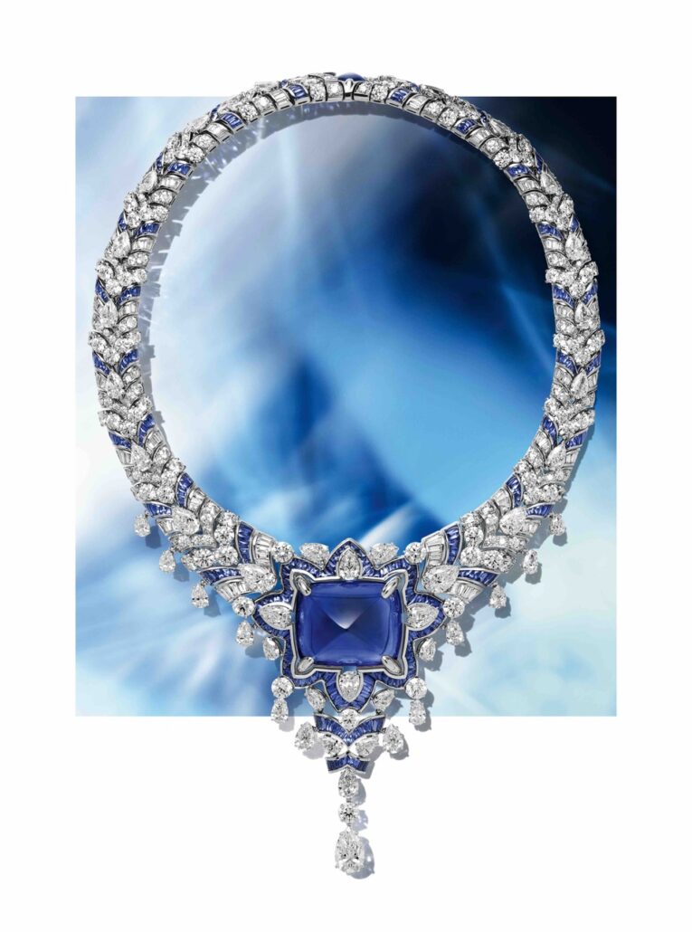 Collier saphirs et diamants Bvlgari