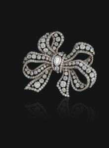 Broche de la princesse Marina, duchesse de KentRussie (probablement), 1850-1900 Diamants, or, argent 8,3 × 10 × 1,5 cm Collection Al Thani, ATC374d © The Al Thani Collection, 2018. All rights reserved. Photograph by Prudence Cuming Associates Ltd