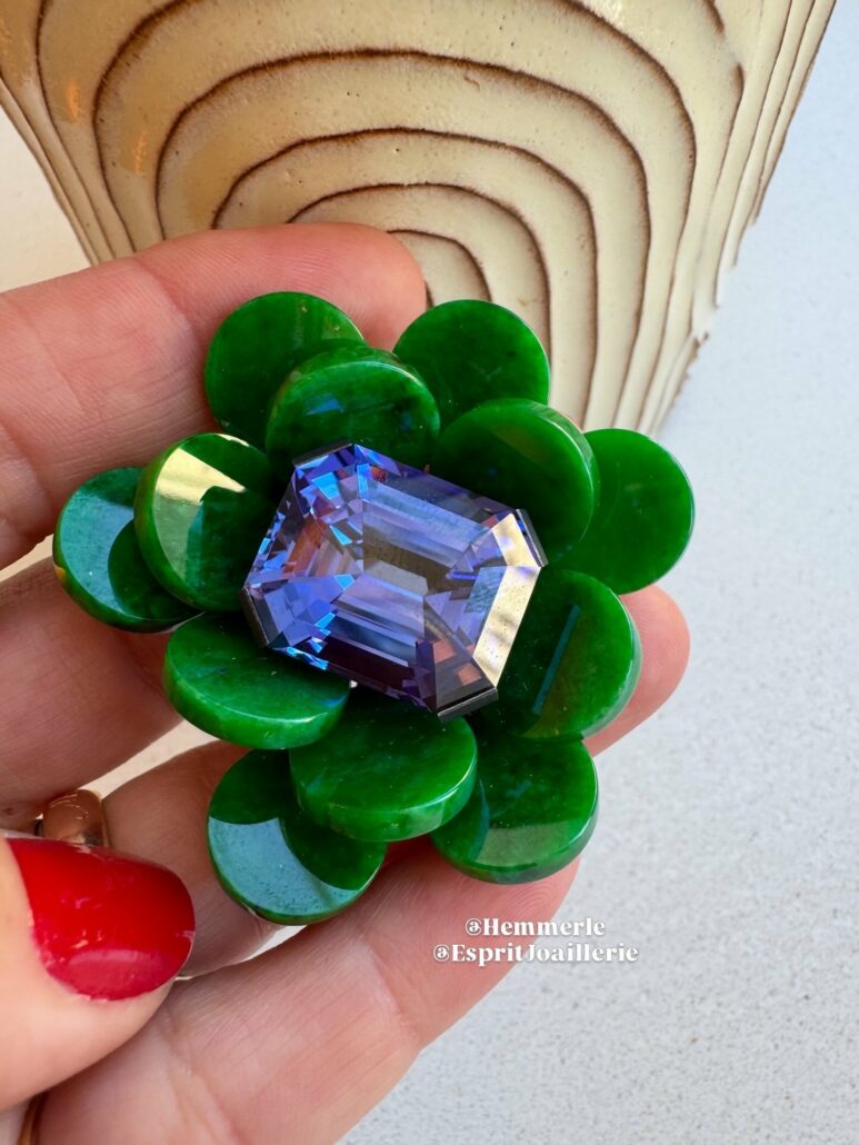 Tanzanite et jade jadeite Hemmerle