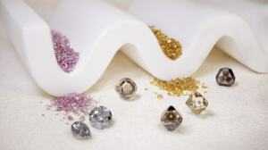 Star Inclusion Diamonds,Natural Fancy Color Melee and Salt and pepper DIamonds © Dynamic International