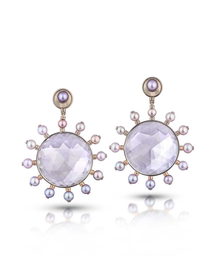 Paire de boucles d'oreilles pendantes