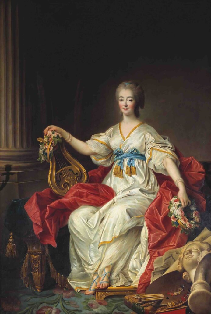 Portrait de Madame Du Barry en muse