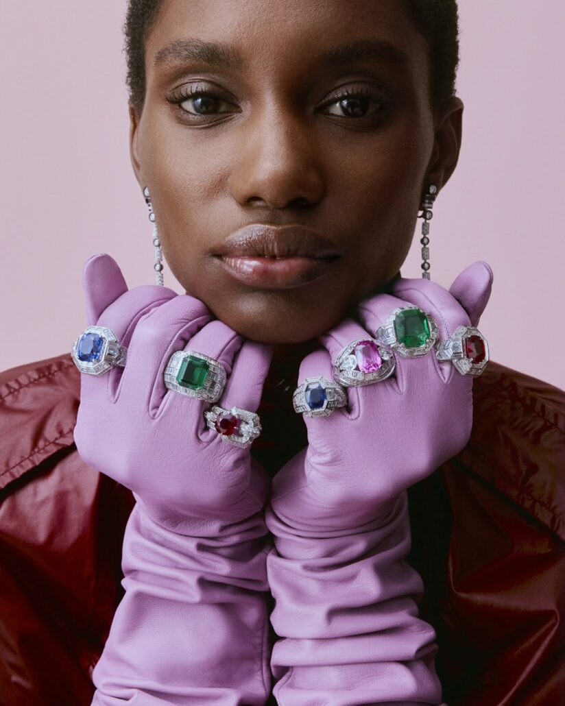Bague pierres de couleurs de la maison Boucheron